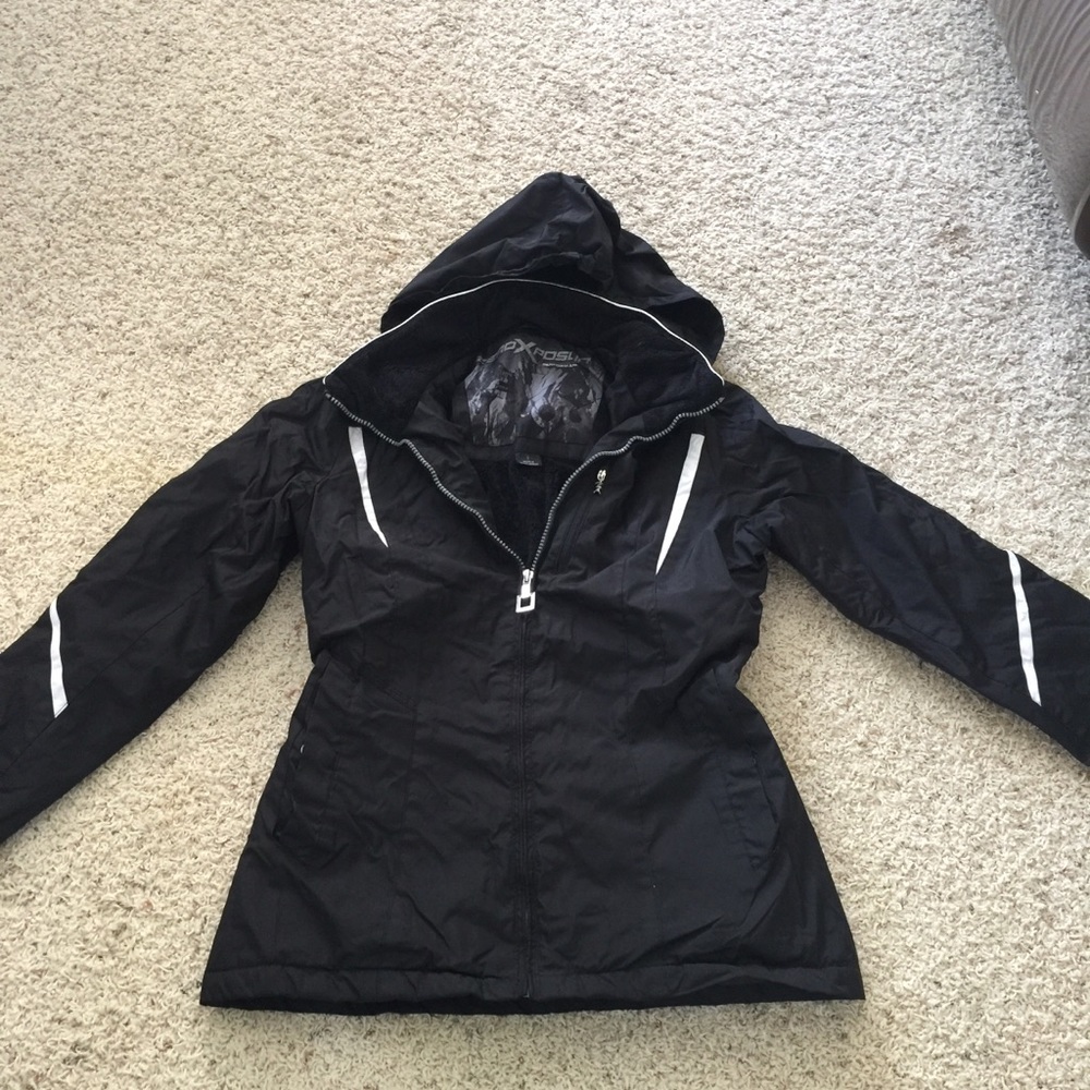 Black snow jacket